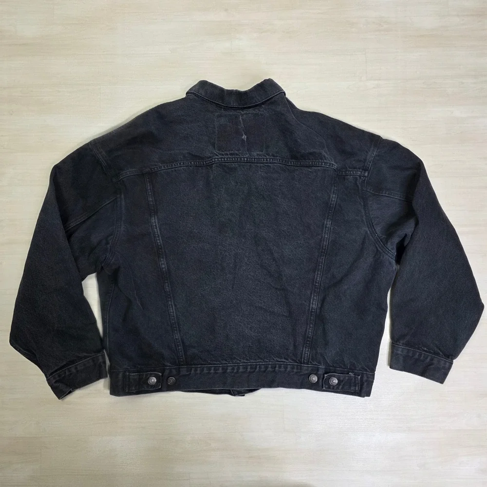 Vintage Levi's 70598-4159 Black Type 3 Denim Jean Jacket Big Patch Size XL Read‎